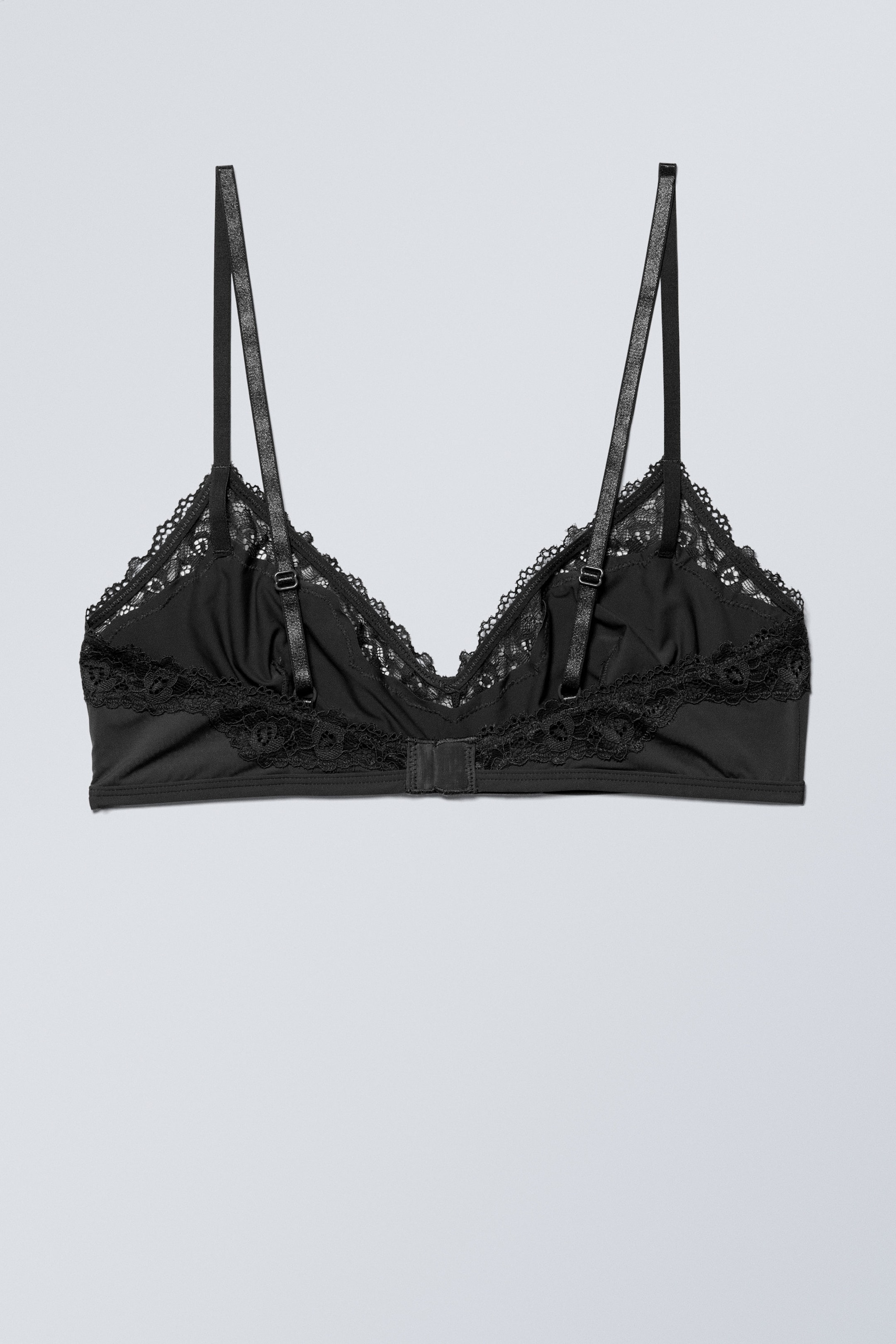 Black - Cleo triangle bralette - 0