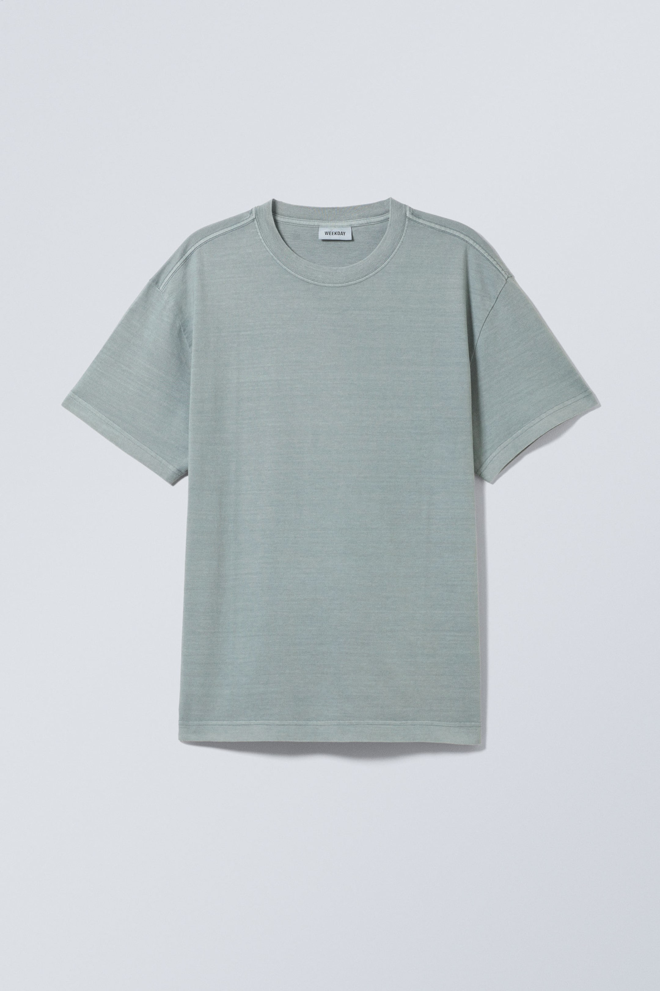 Washed Grey/Blue - Oversized Heavyweight T-shirt - 1