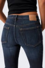 Vein Blue - Dunkelblau - Flame Low Waist Slim Flared Leg Jeans - 6