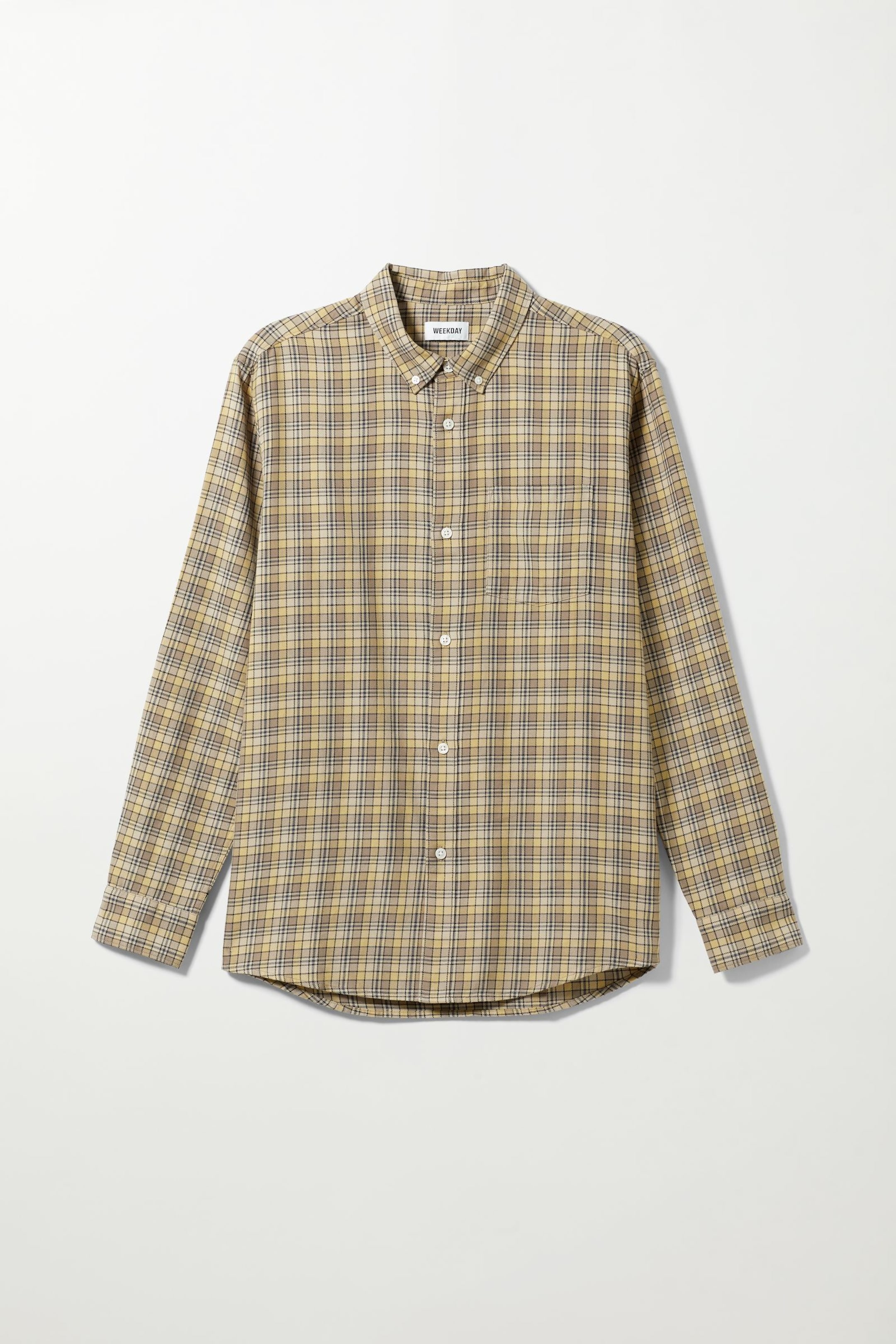 Beige - Malcon Checked Shirt - 0