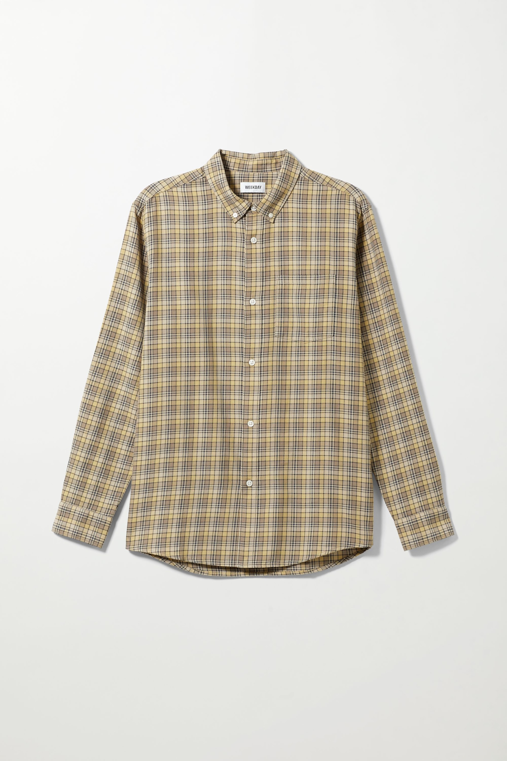 Beige - Malcon Checked Shirt - 0