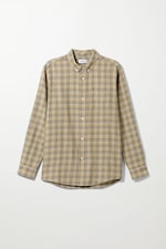 Beige - Malcon Checked Shirt - 0