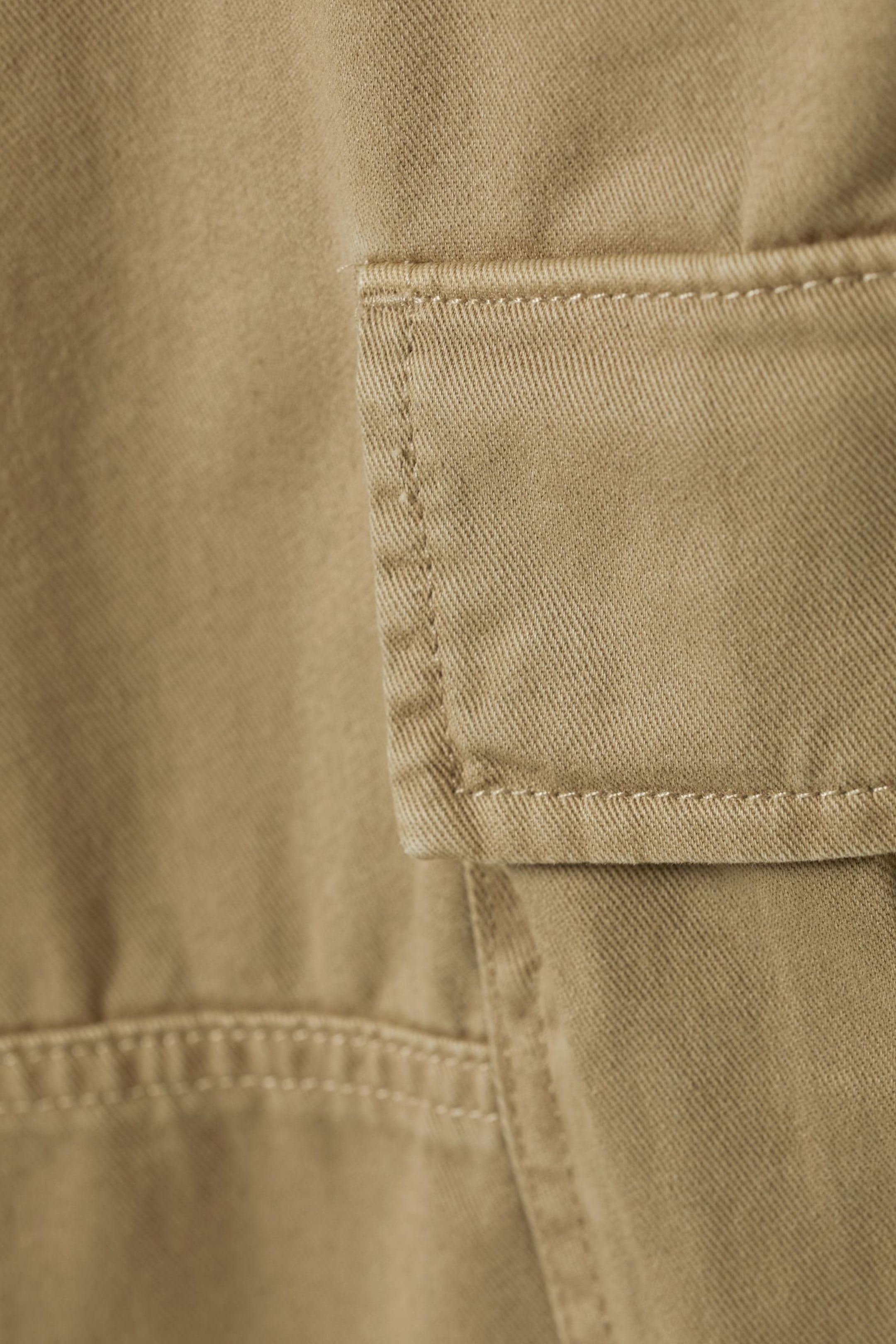 Beige - Joel Relaxed Cargo Trousers - 1