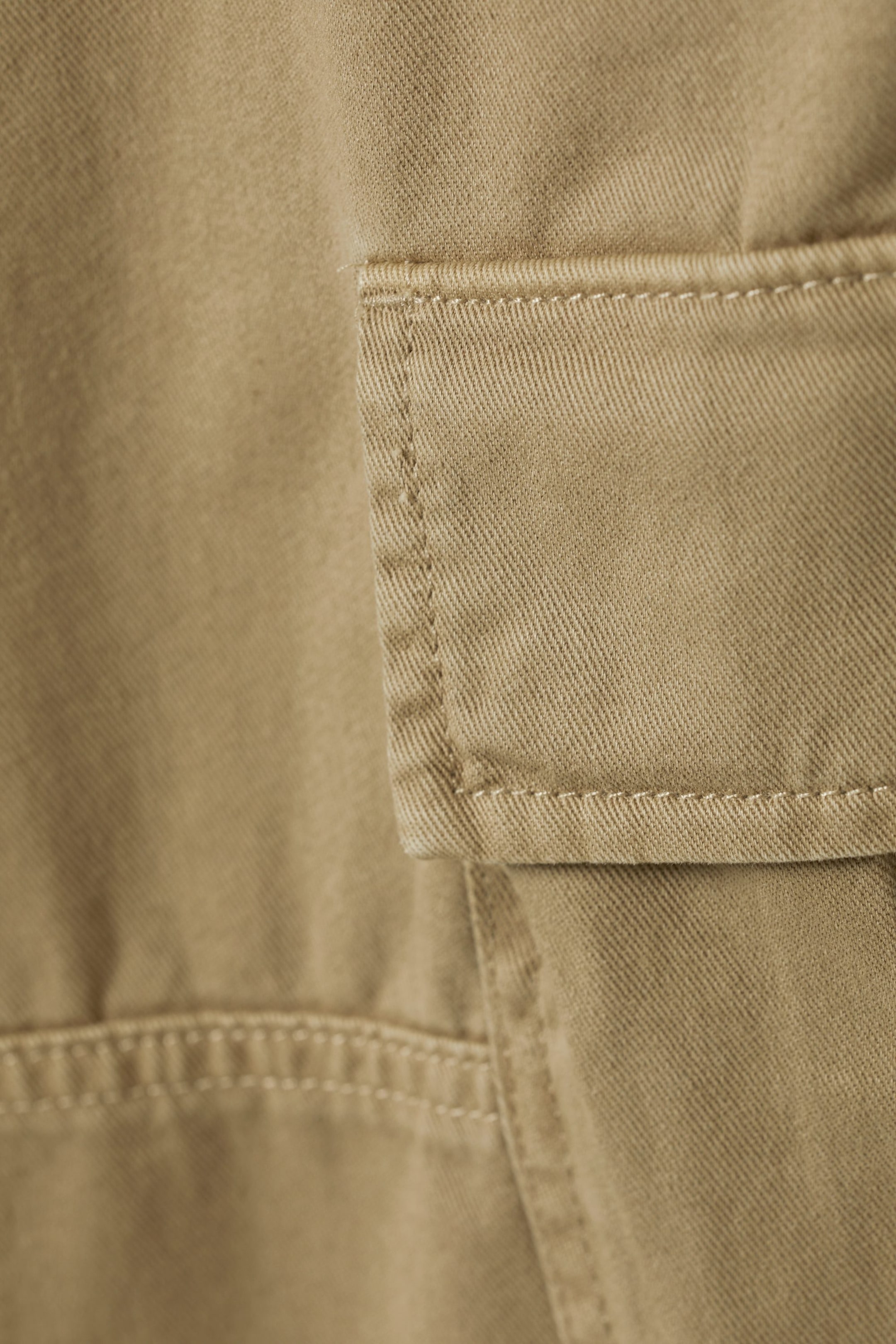 Beige - Cargobyxa med avslappnad passform Joel - 1