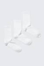 Vit - 3-pack strumpor Eleven - 0