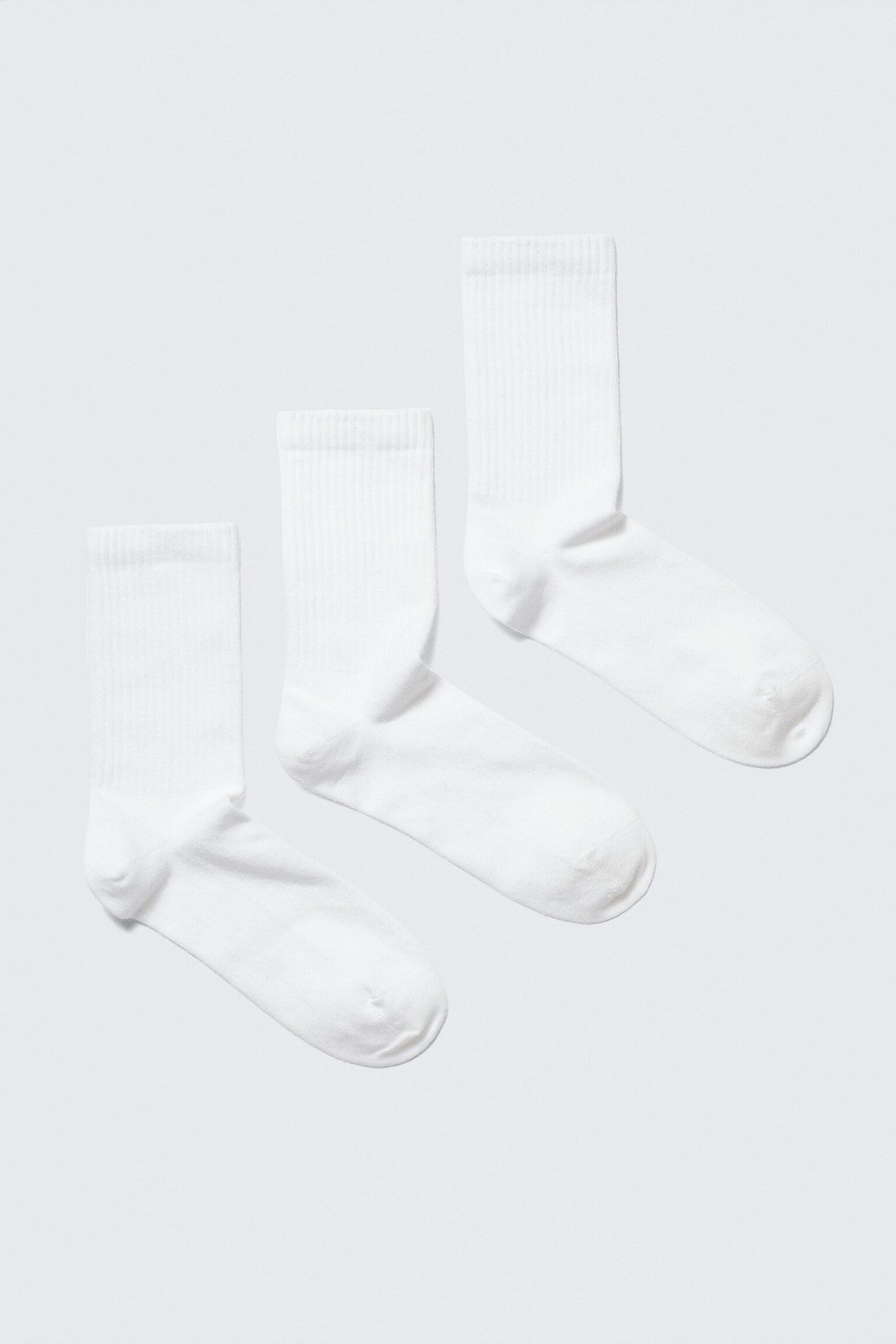 3-pack Sport Socks - White/Black