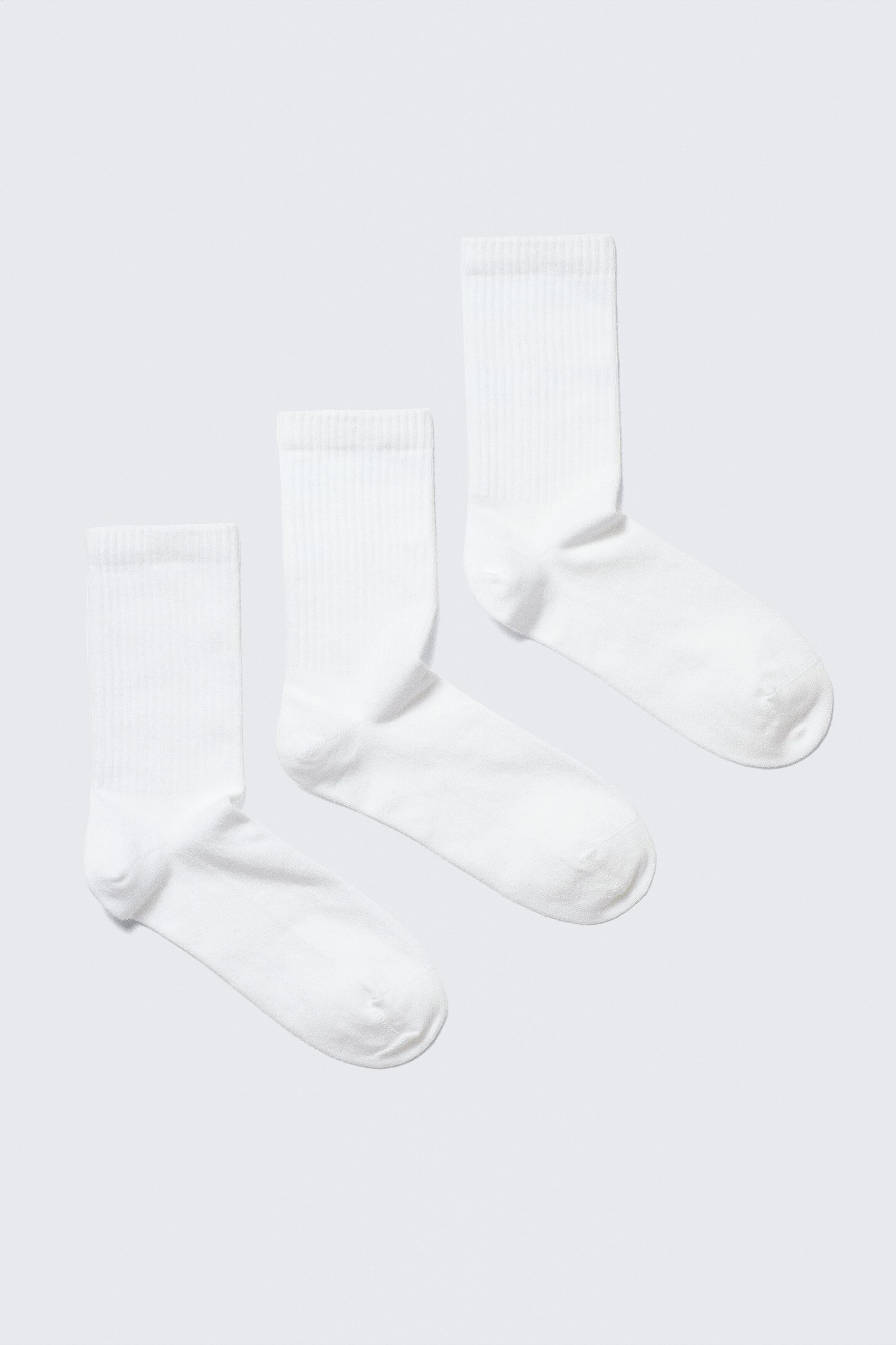 Größeres Bild ansehen: Socken Eleven 3er-Pack - Weiß - Ladies | H&M DE 1