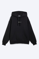 Noir délavé - Sweat à capuche oversize imprimé Yungblud - 5