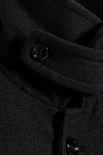 Black - Herringbone - Oversized Wool-Blend Car Coat - 6