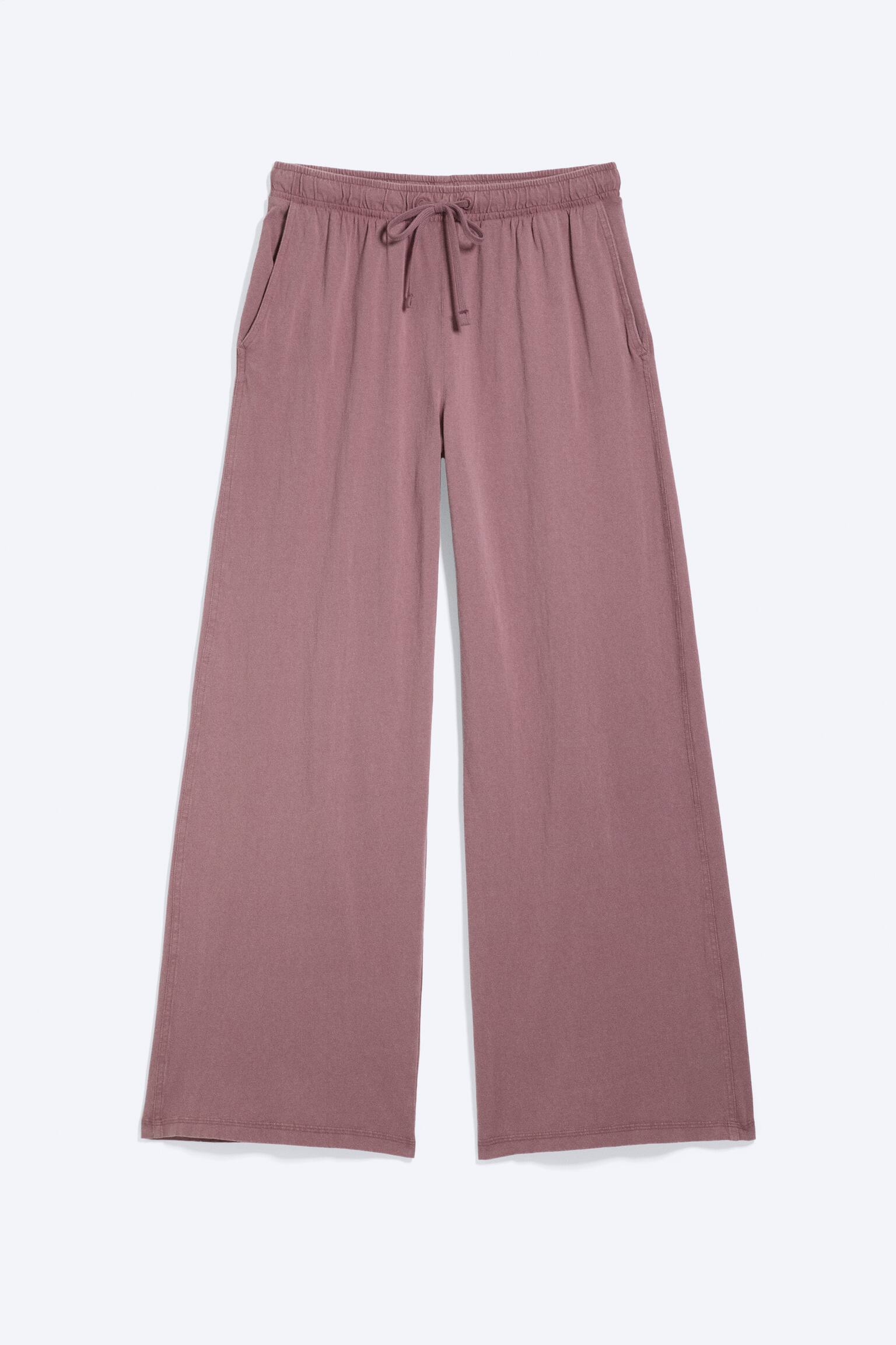 Pantalon de pyjama décontracté - Lilas cendré/Gris poudré clair - 2