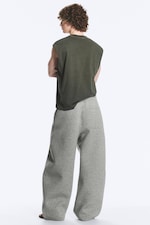 Gråmelerad - Cody scuba-sweatpants - 3