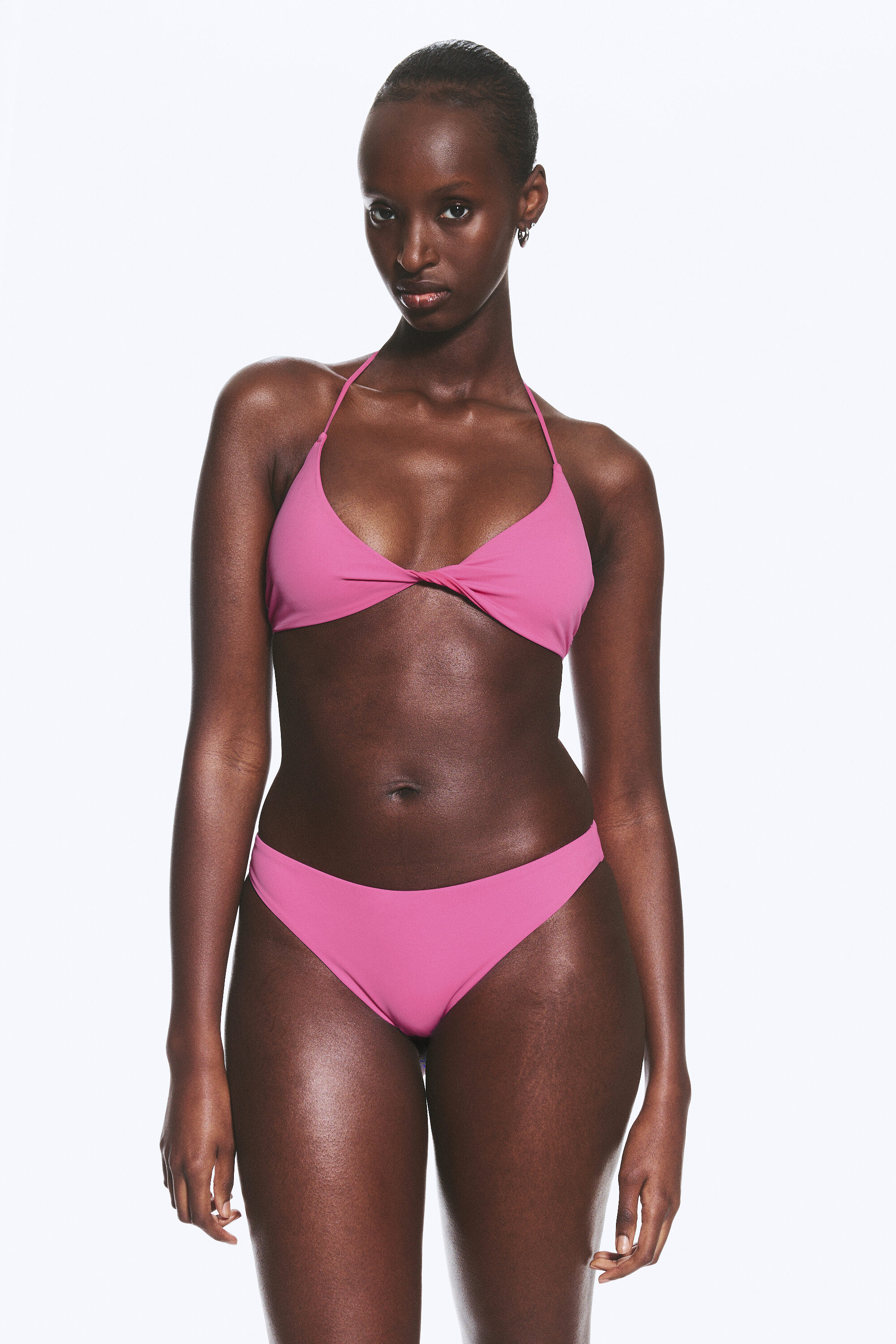服/ファッション Brazilian Bikini Pink brazilian bikini bottoms - Pink | Weekday WW