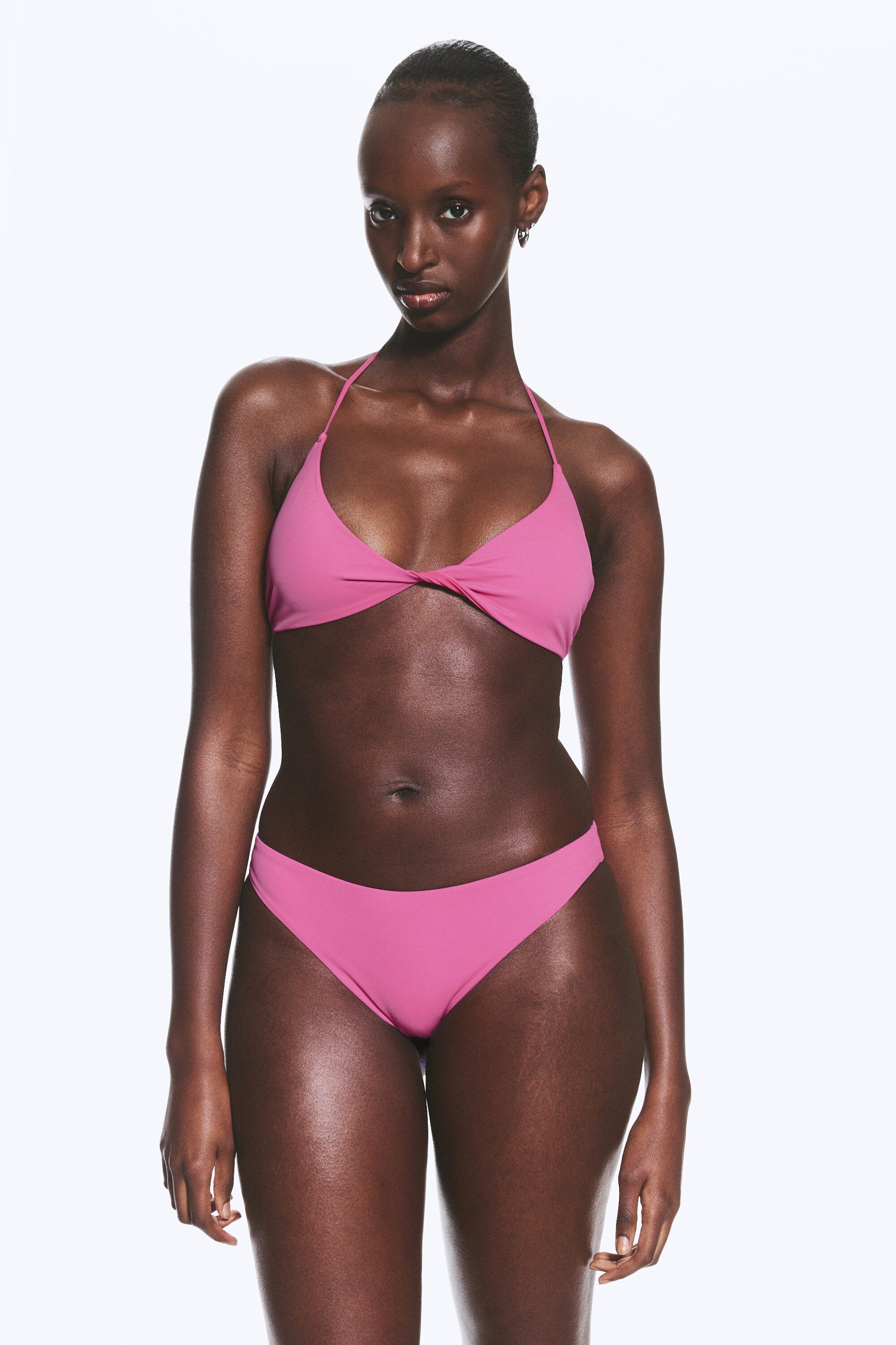 Pink - Brazilian Bikini Bottoms - 1