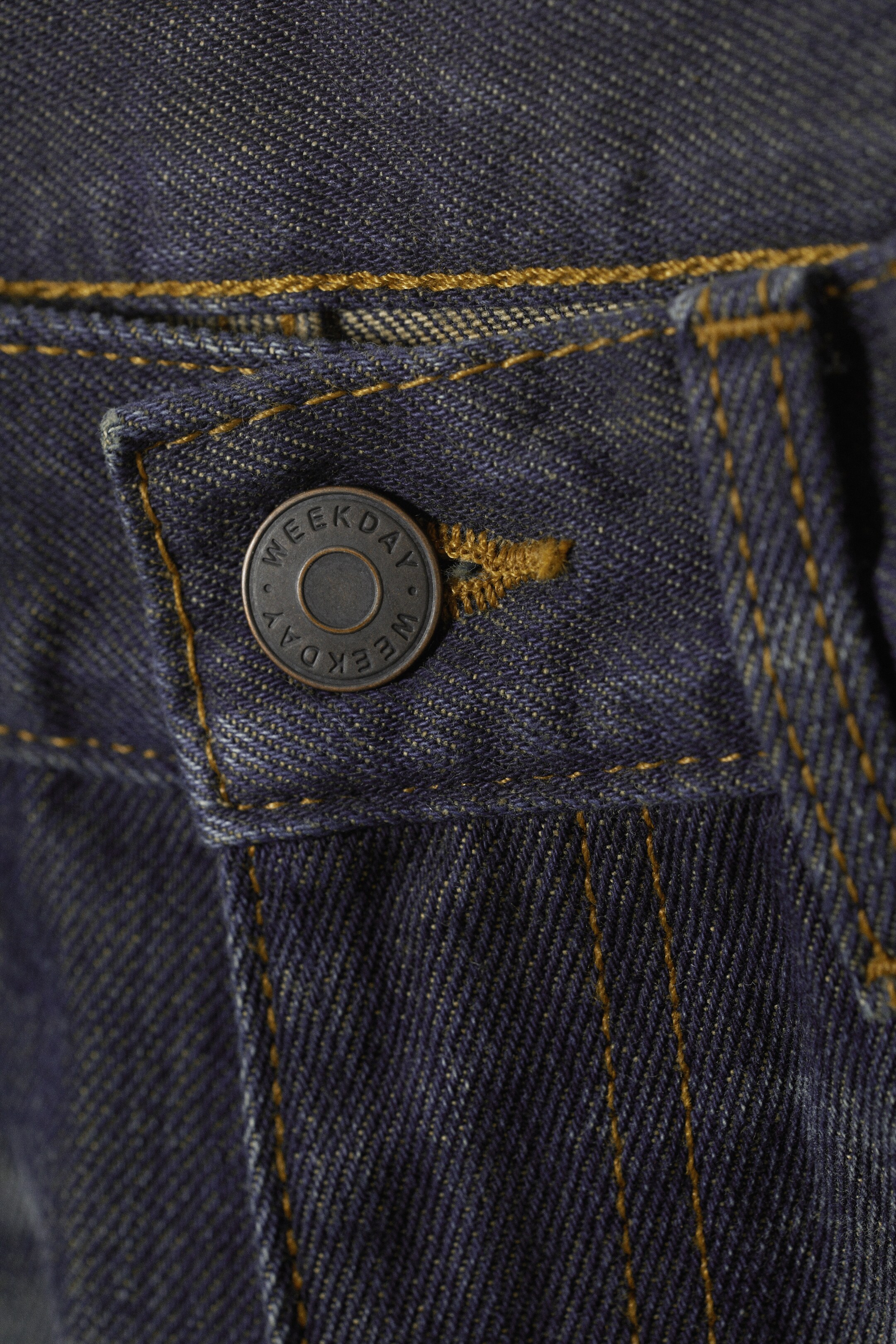 Agrandir l'image: Jean ample jambe large taille mi-haute Rail - Bleu marais - FEMME | H&M BE 2
