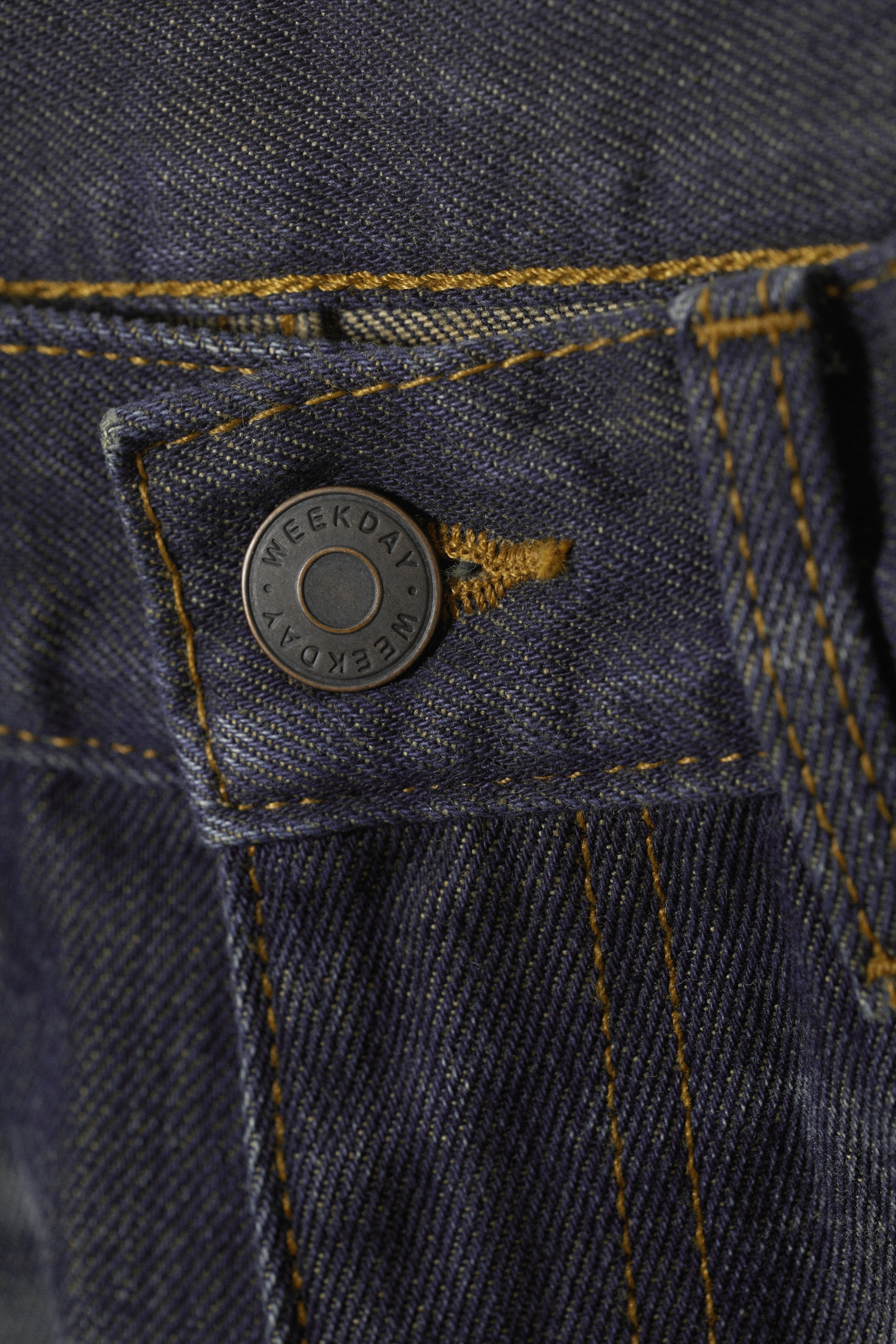 Agrandir l'image: Jean ample jambe large taille mi-haute Rail - Bleu marais - FEMME | H&M FR 2