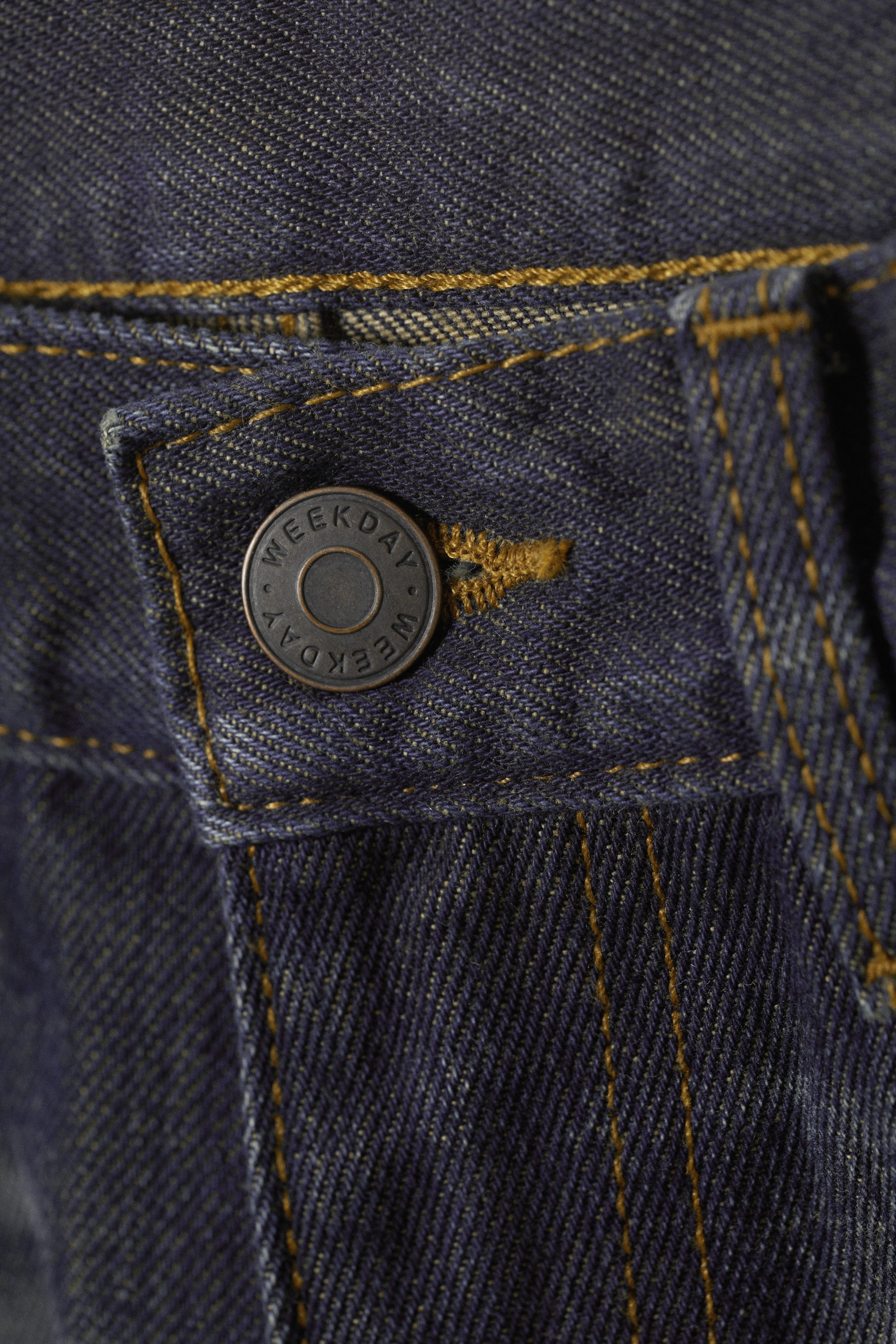 Marsh Blue - Rail Mid Rise Loose Wide Jeans - 1