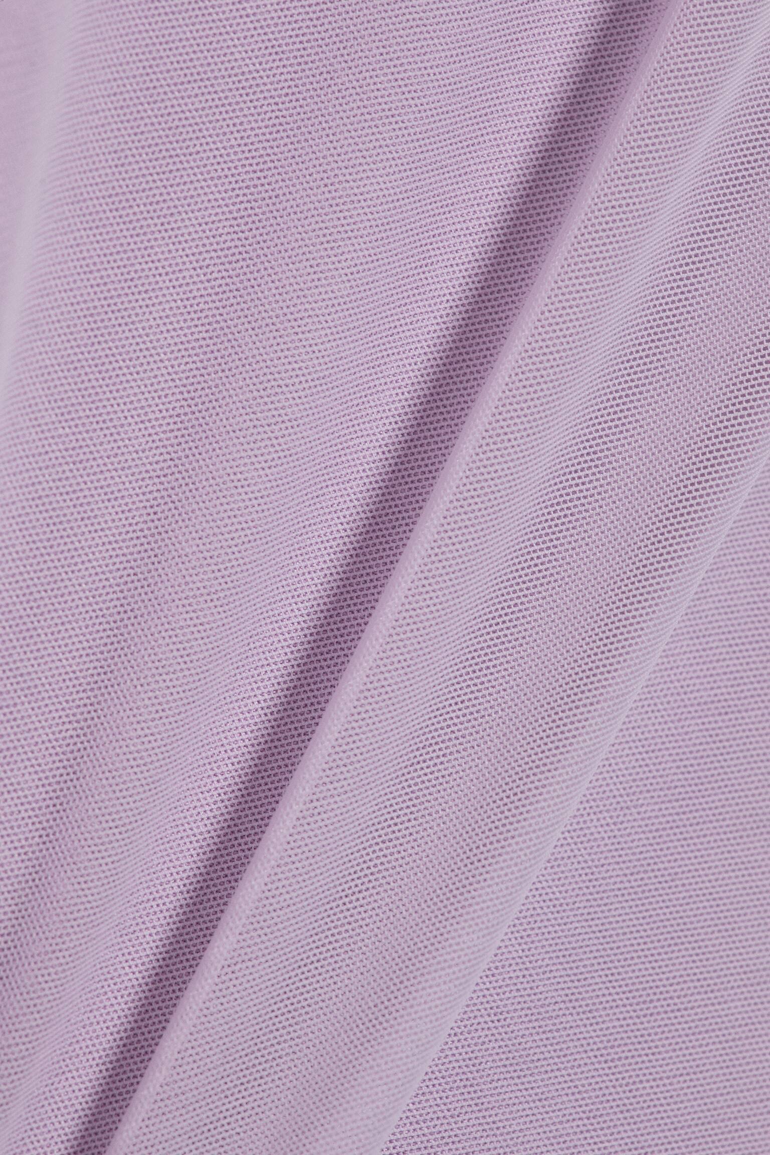 Falda midi de malla con capas-Morado claro - 3