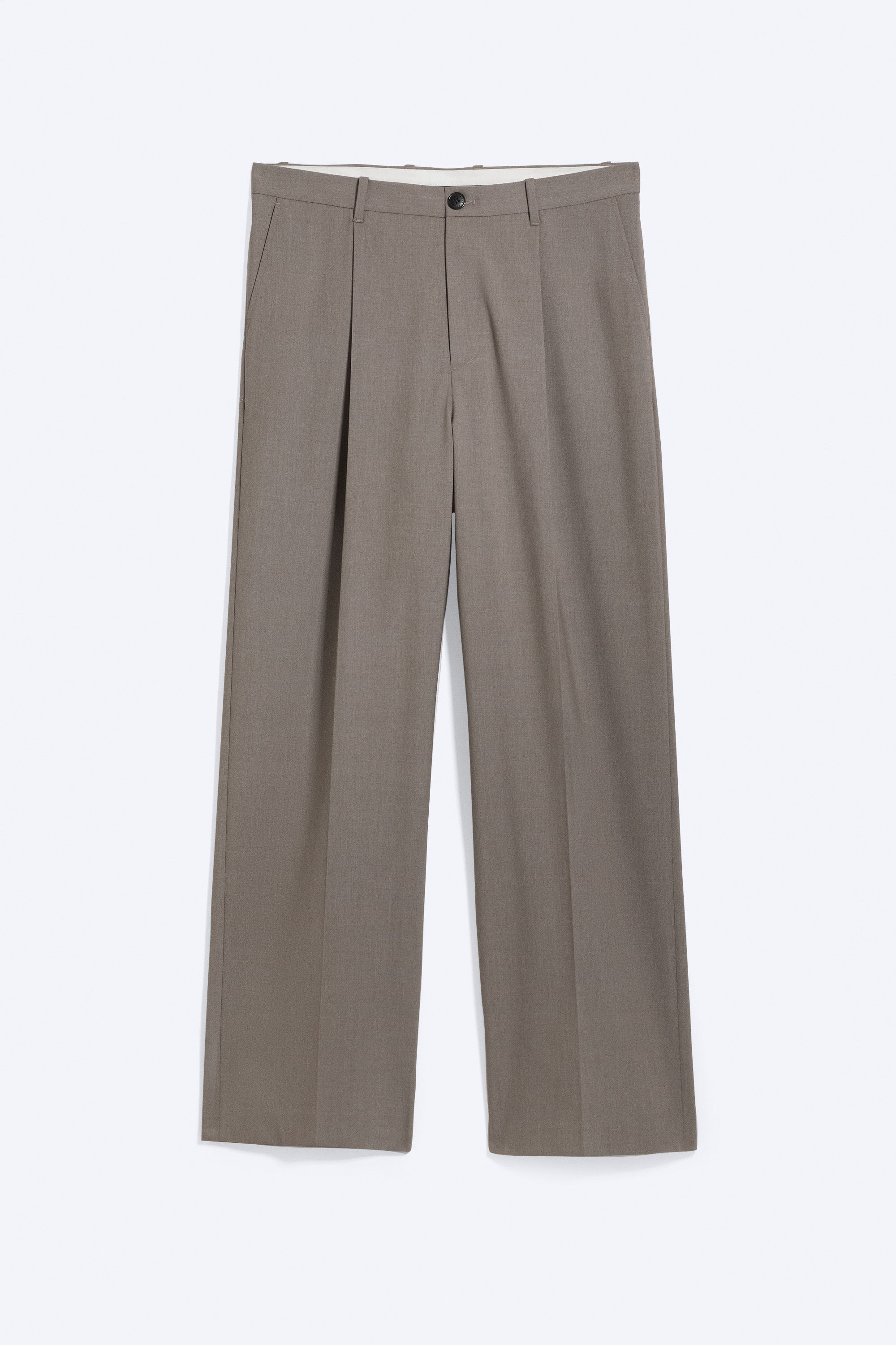 Uno Loose Suit Trousers - Dark Green Melange/Dark Grey Melange/Czarny/Ciemnogranatowy/Ciemnoszary - Pinstripe