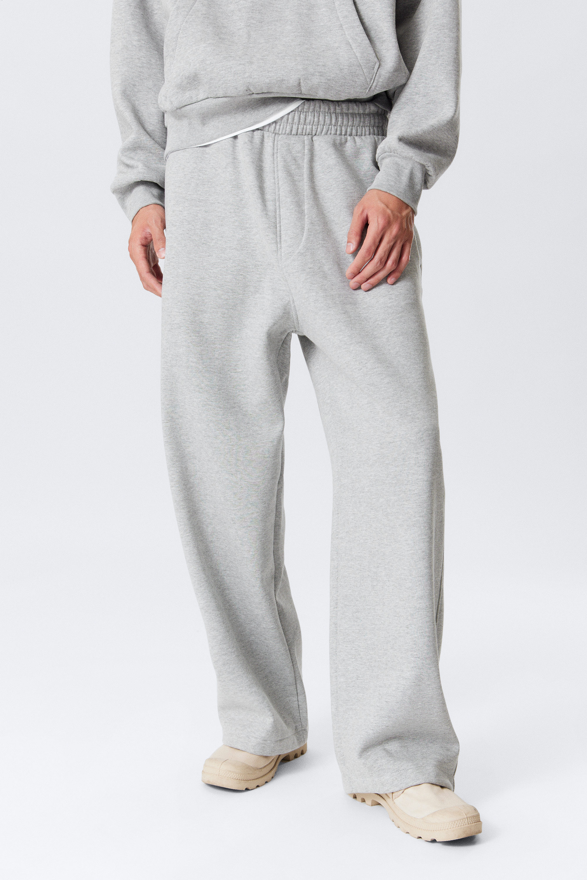 Light Grey - Loose Sweatpants - 2