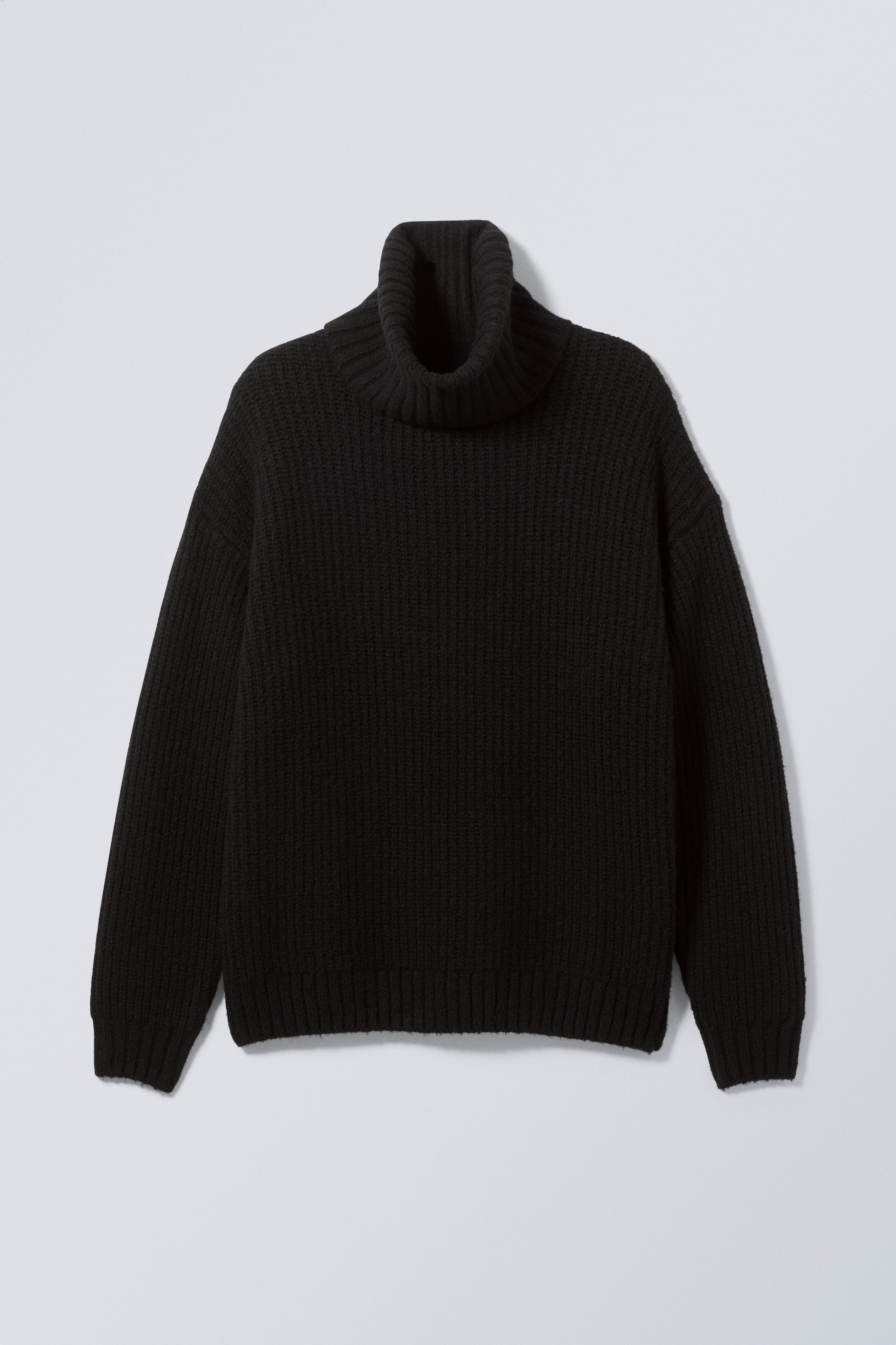 Black - John Oversized Turtleneck - 0