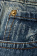 Canyon Blue - Dunkelblau - Poser – Weite Jeans mit normaler Taille - 5