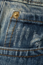 Canyon Blue - Bleu foncé - Jean large ample taille standard Poser - 5