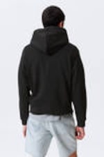 Black - Relaxed Heavy Hoodie - 2