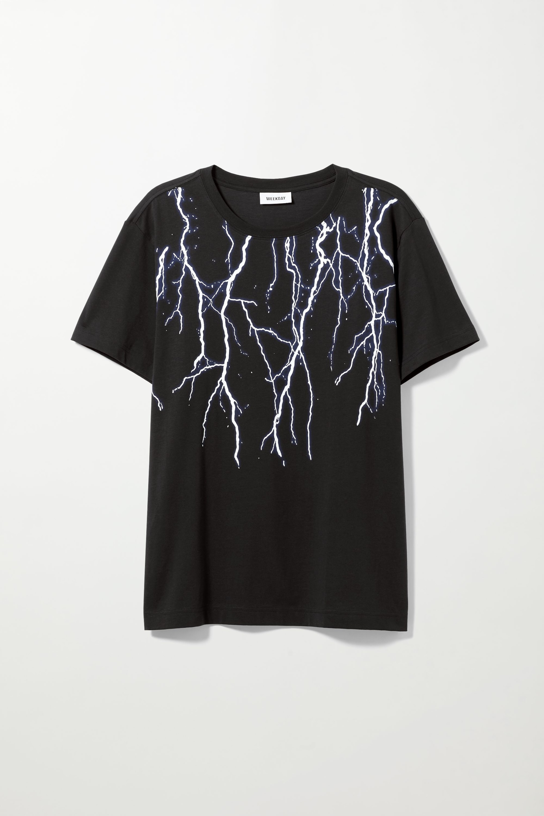 Black Lightning - Relaxed Printed T-Shirt - 0