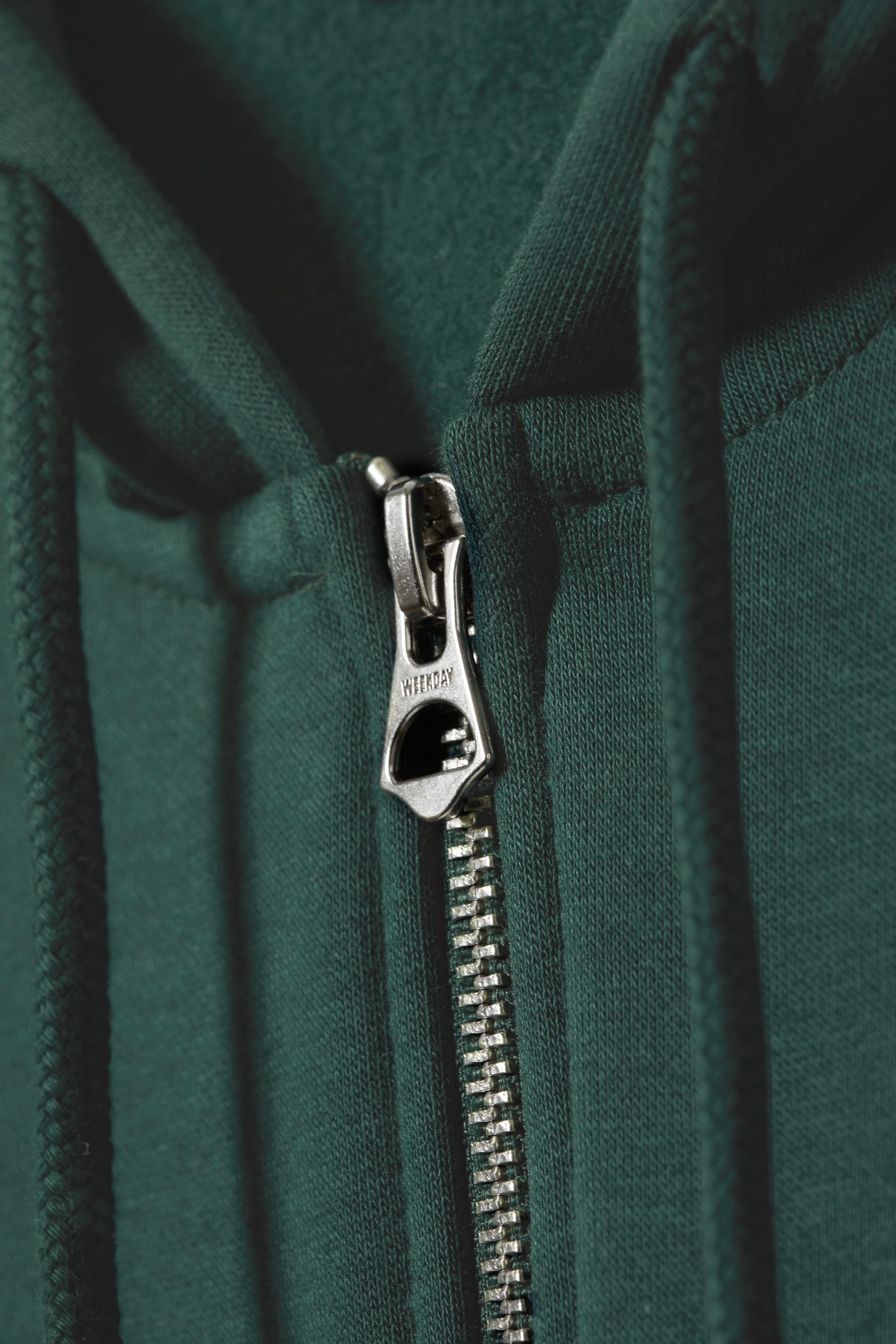 Dark green - Standard Midweight Zip Hoodie - 1