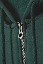 Dark green - Standard Midweight Zip Hoodie - 1
