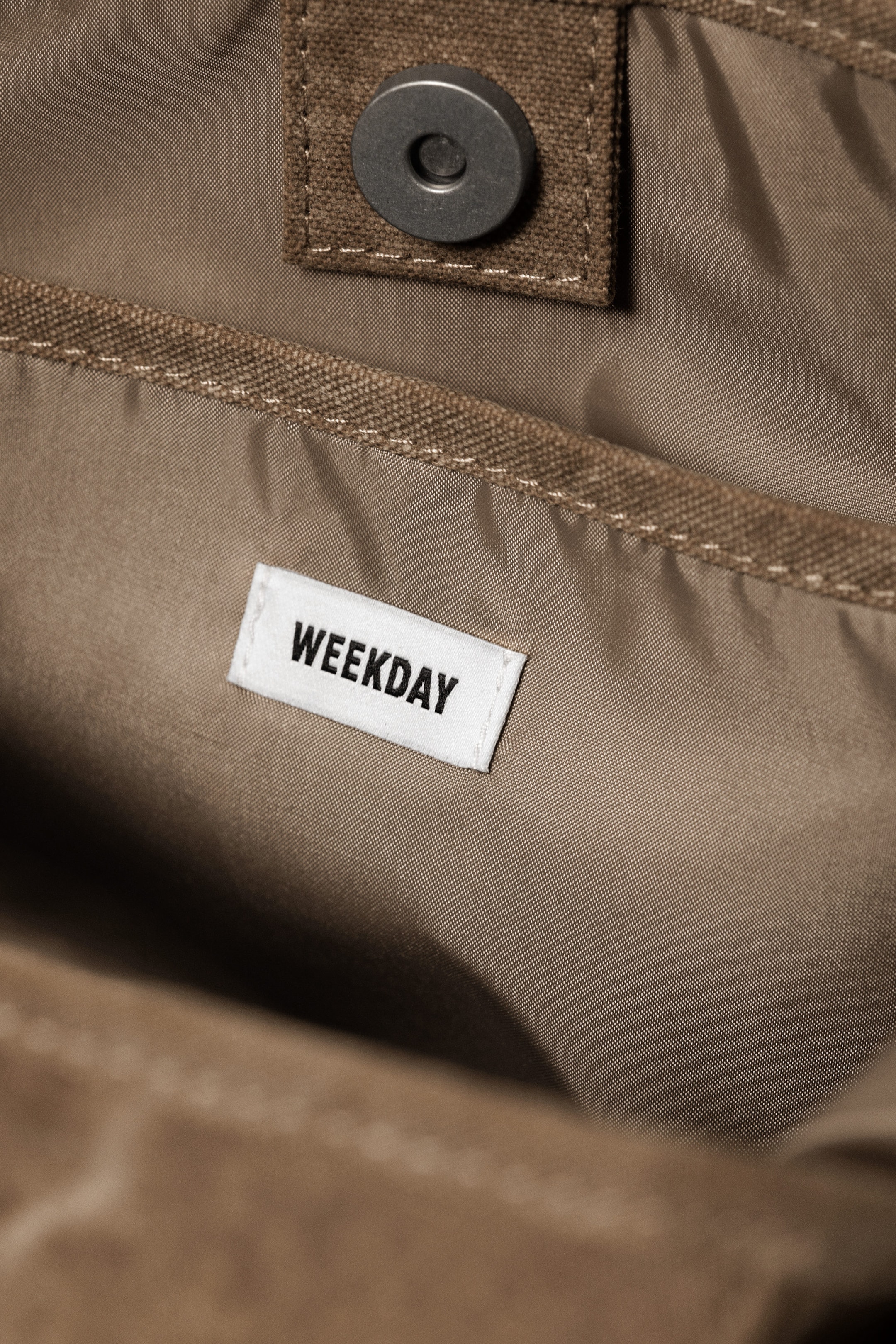 Washed Beige - Canvas Bucket Bag - 2