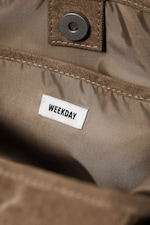 Washed Beige - Canvas Bucket Bag - 2