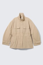 Beige - Relaxed Utility Jacket - 4