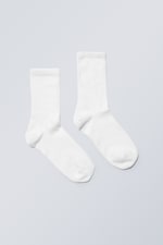 White - Eleven Socks - 1
