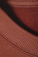 Brown - Oversized-Sweatshirt - 1