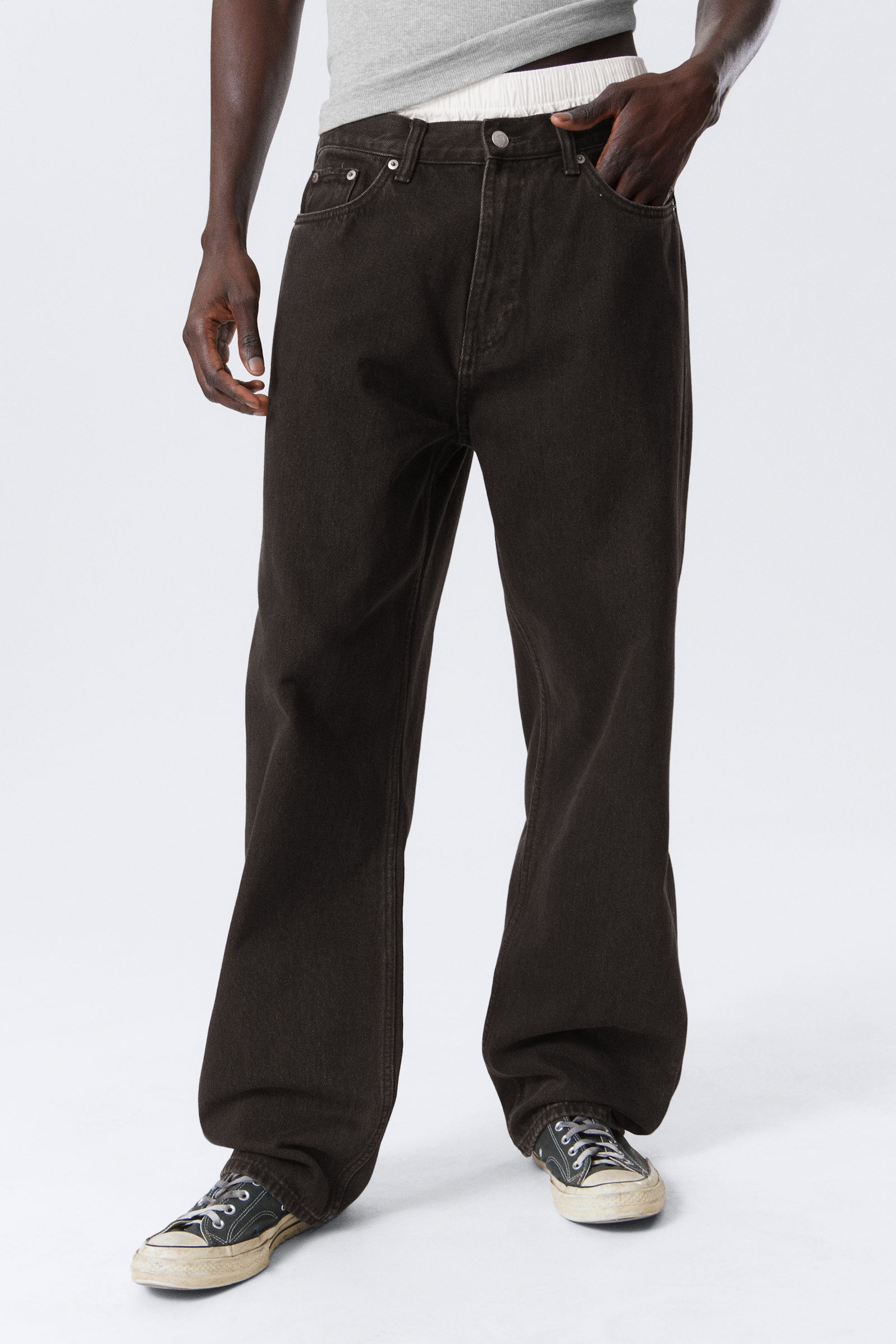Tuned Black - Schwarz - Galaxy Loose Straight Leg Jeans - 2