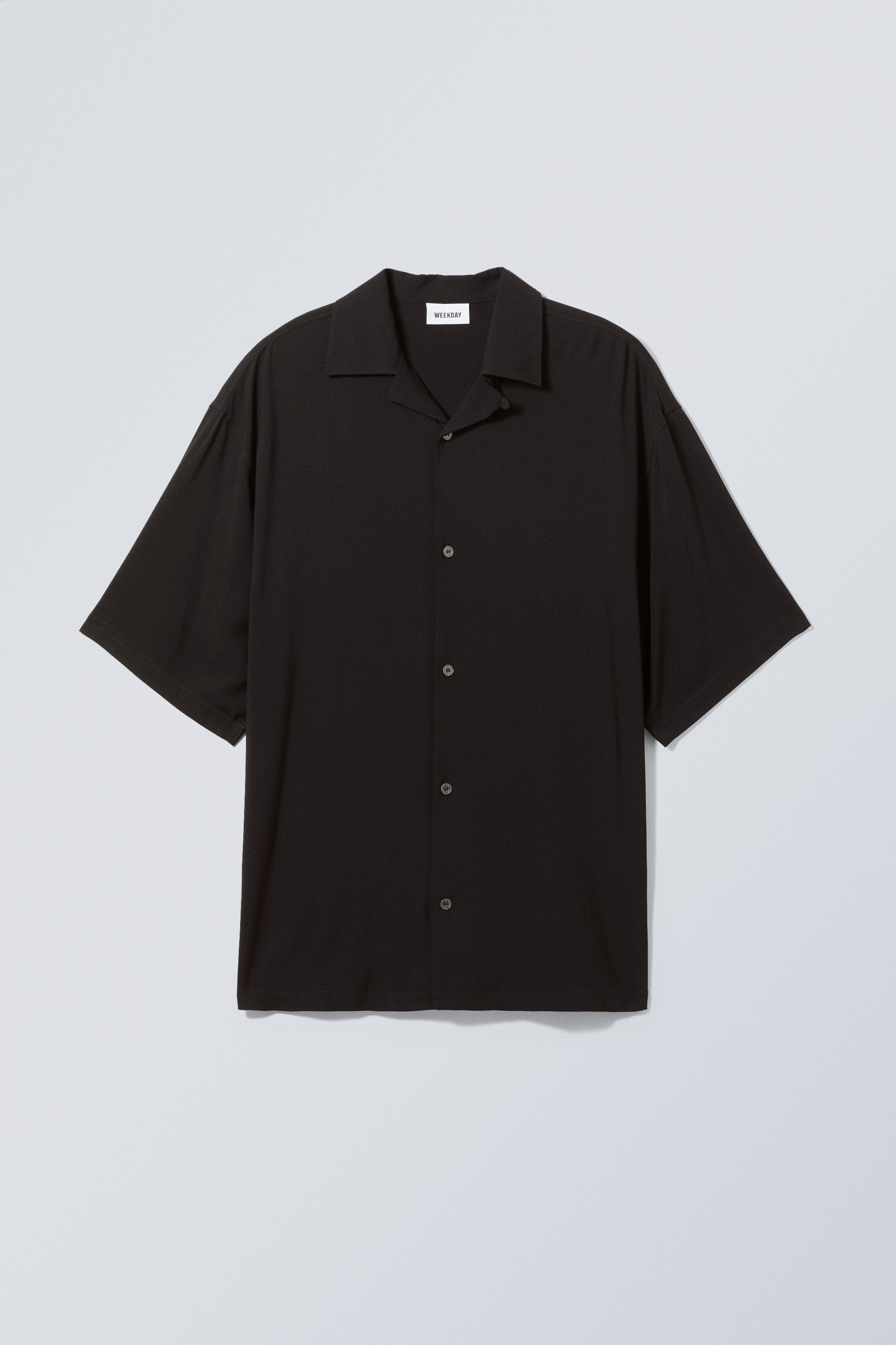 Black - Coffee Oversized Shirt - 0