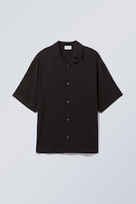 Black - Coffee Oversized Shirt - 0