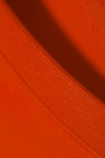 Orange - Mini Long Sleeve Crop Top - 1