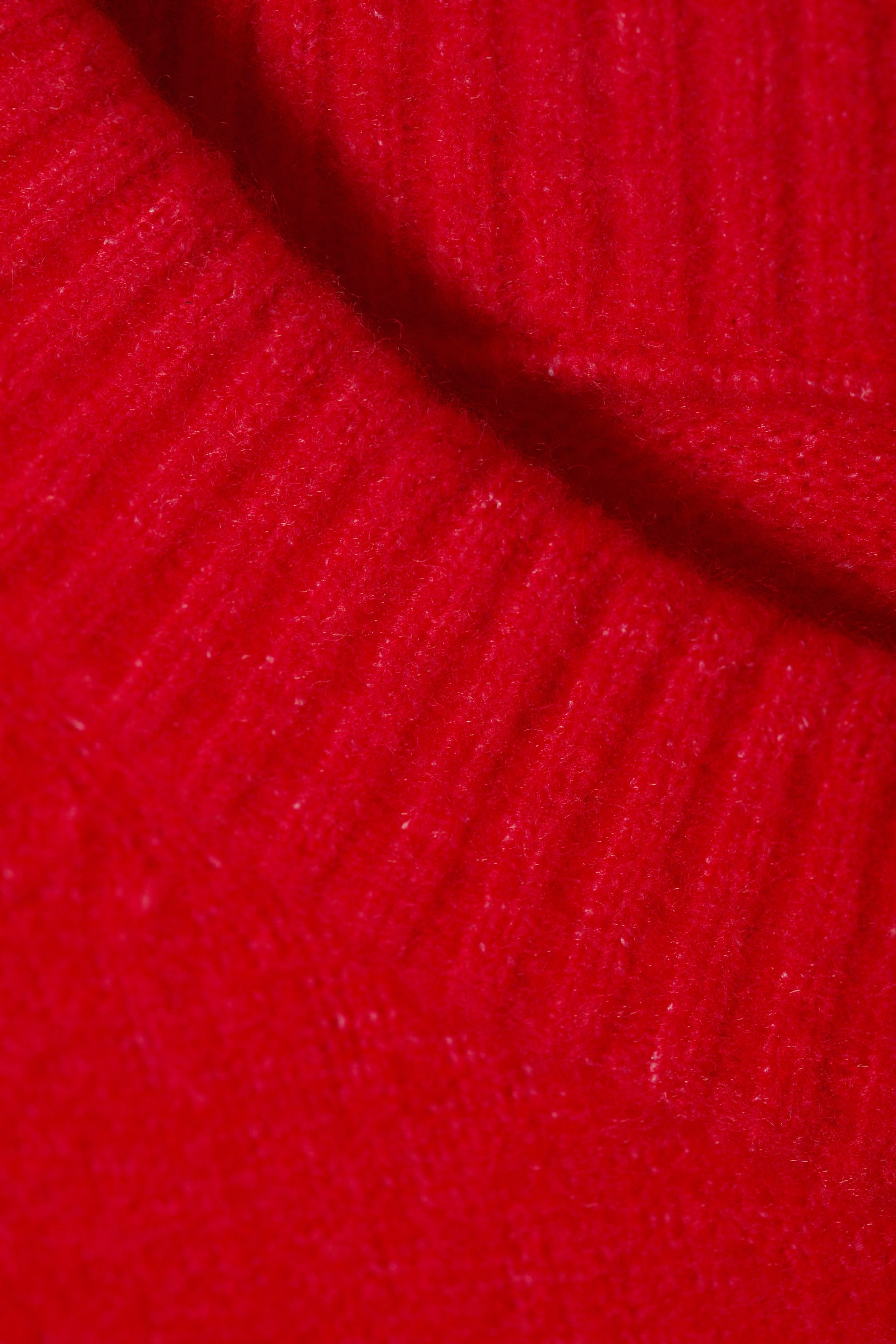 Rot - Relaxter Strickpullover - 1
