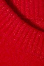 Rot - Relaxter Strickpullover - 1