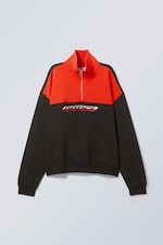 Optics - Essence Graphic Half Zip Sweatshirt - 0