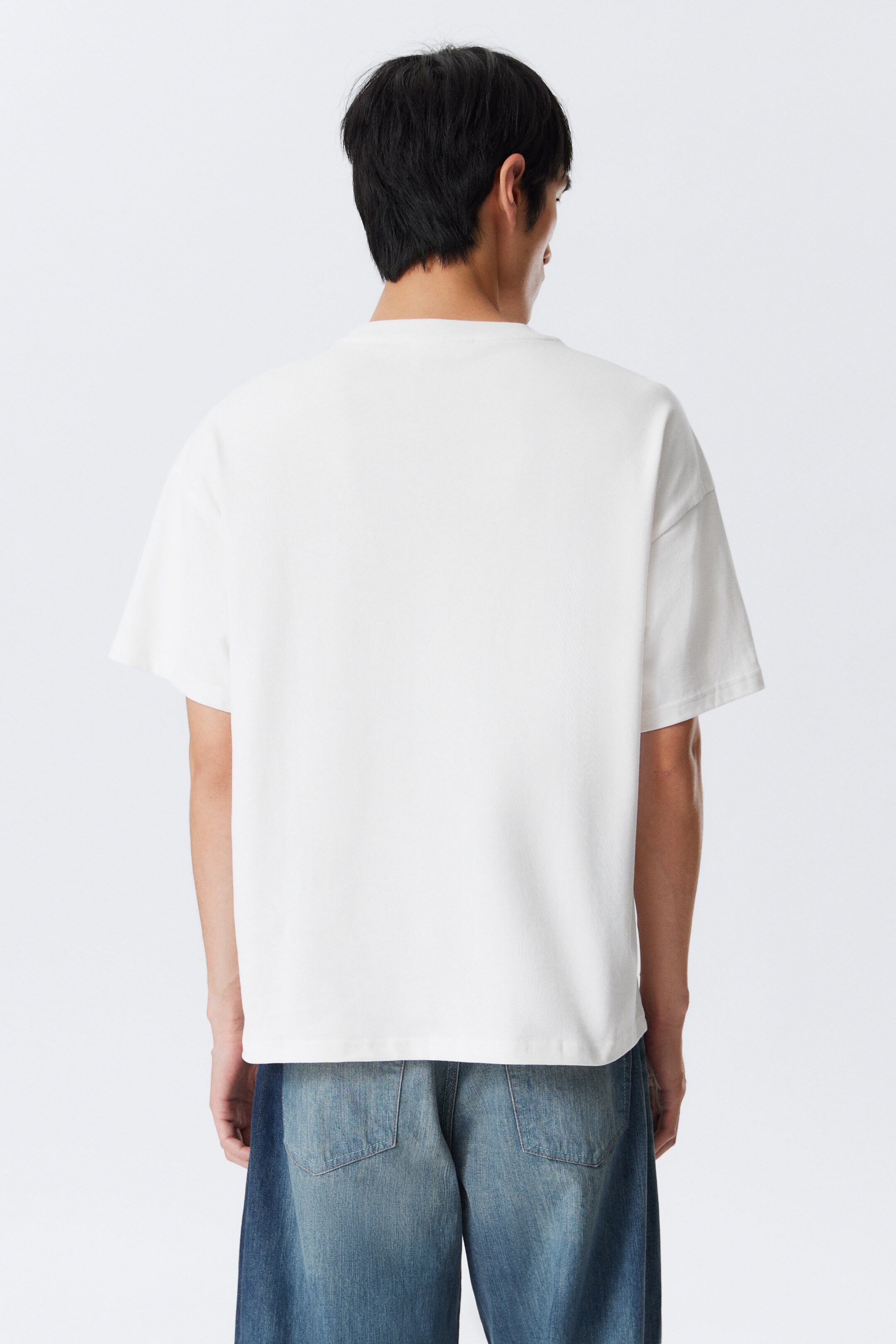 Grösseres Bild ansehen: Bedrucktes kastiges T-Shirt - Weiß - Tiger-Wolf - HERREN | H&M CH 4