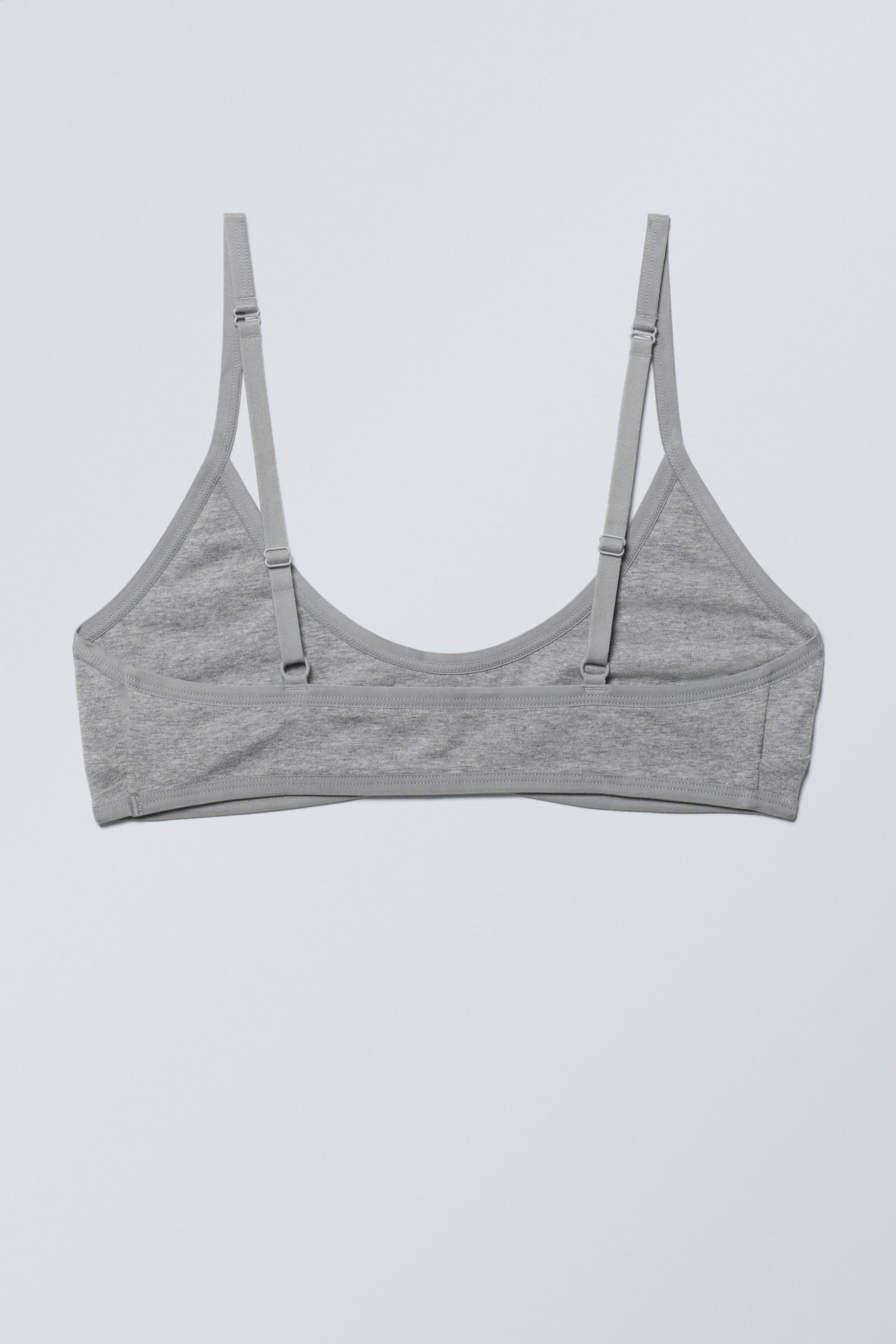 #969696 - Inez katoenen bralette met ronde hals - 2