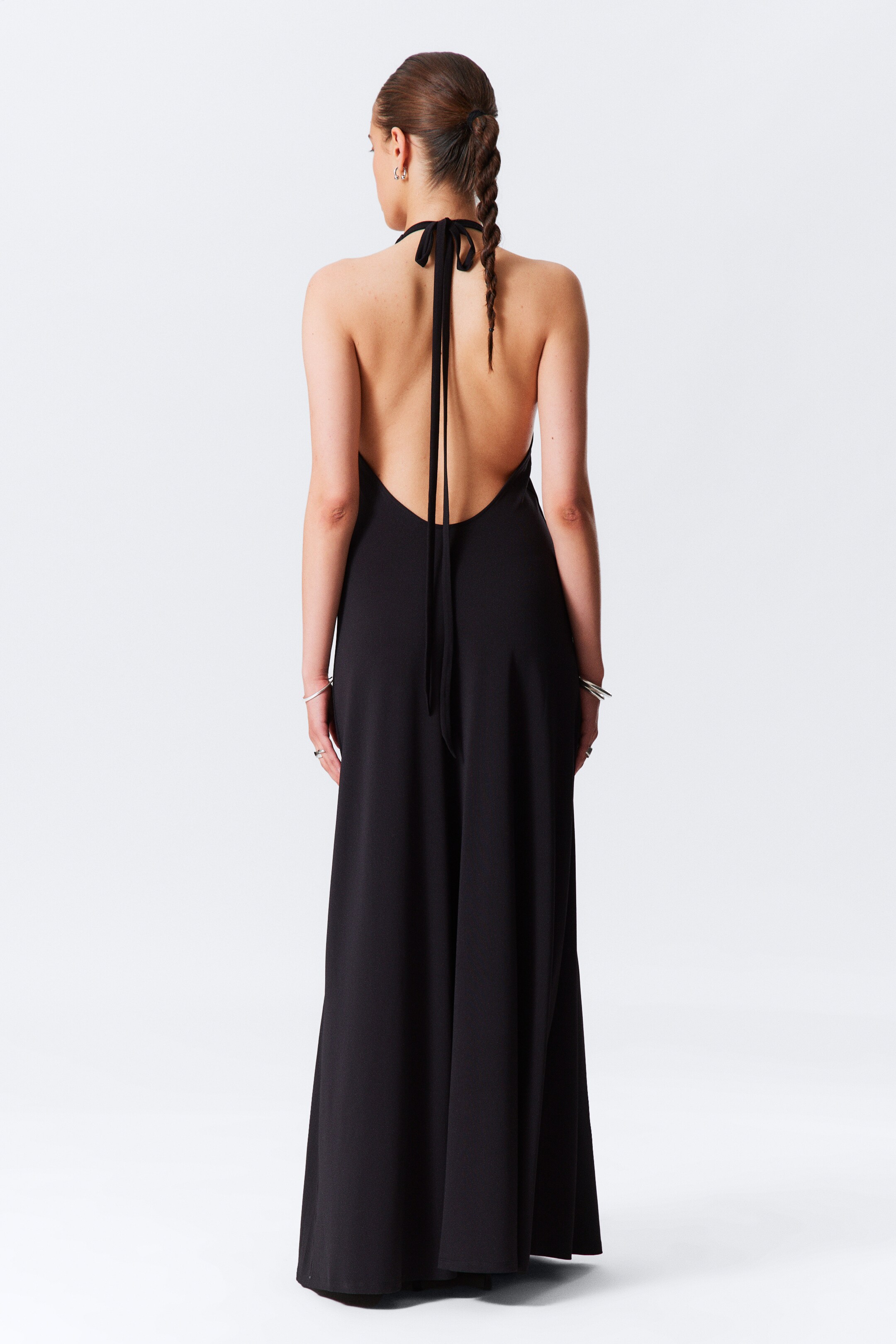 Agrandir l'image: Robe longue dos nu sans manches - Noir - FEMME | H&M CH 3