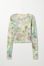 Geblümt - Langarmshirt Sena mit Print - 0