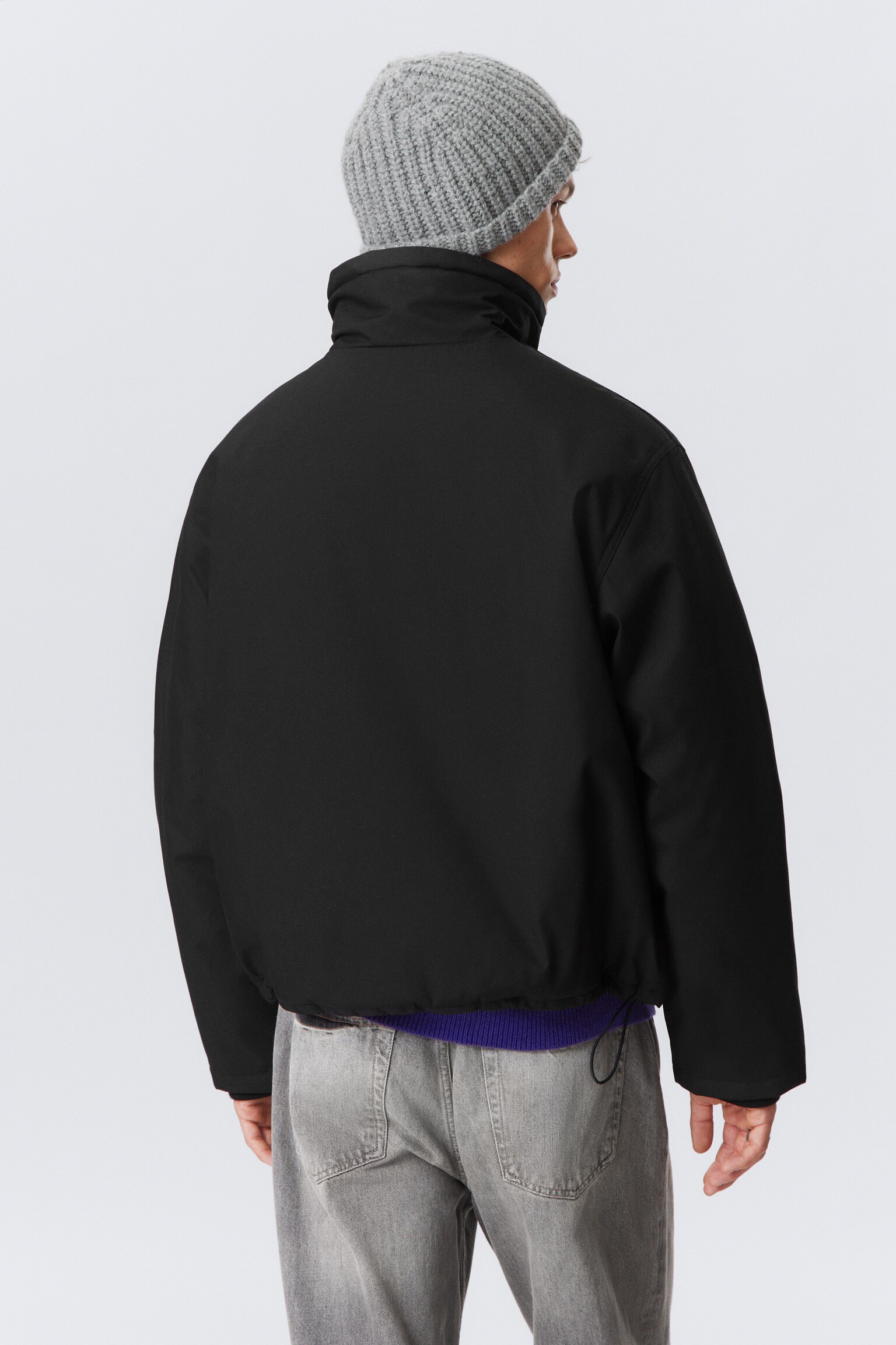 RELAXED TRANSITION JACKET - Black - 5