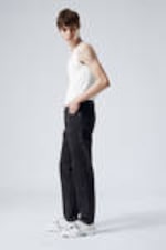Tuned Black - Black - Barrel Relaxed Tapered Leg Jeans - 2