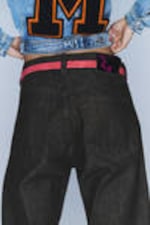 Waschung "Extra Black" - Anti – Unisex-Jeans mit niedrigem Bund - 2