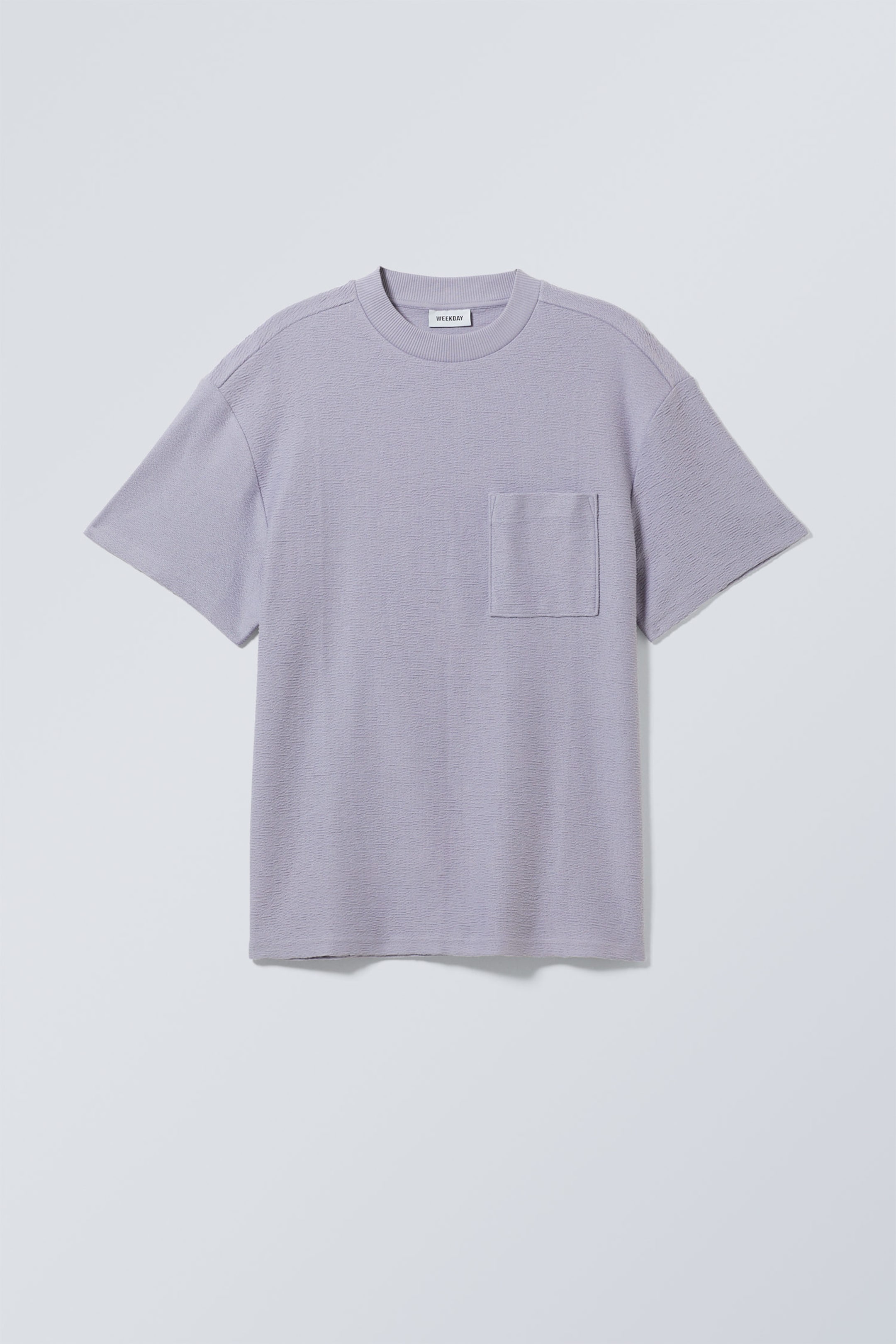 Violet poudré - T-shirt structuré Great - 0